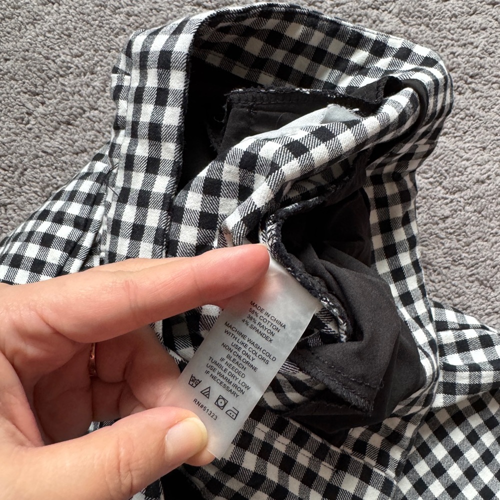 COURT & ROWE Gingham Women’s Pants - Picture 6 of 9